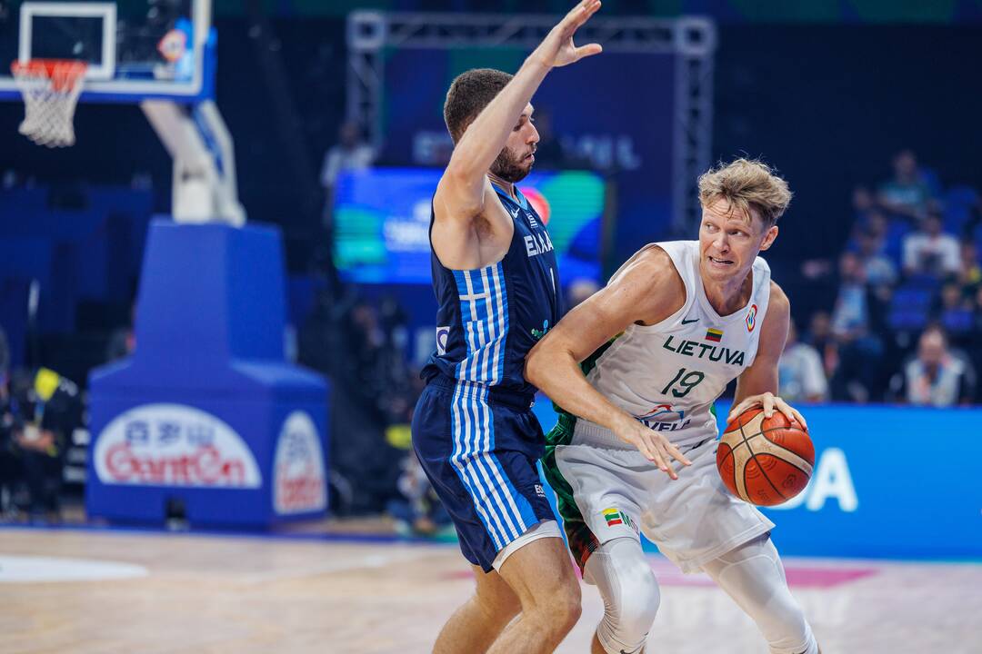 Pasaulio krepšinio čempionato Filipinuose grupės rungtynės: Lietuva – Graikija
