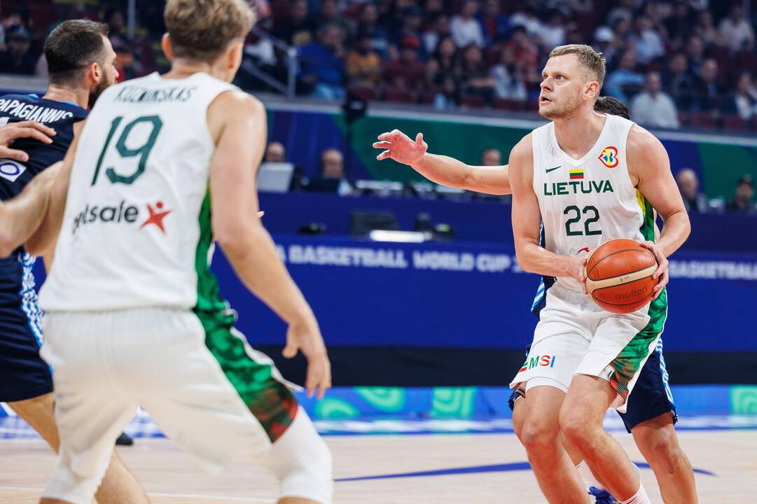 Pasaulio krepšinio čempionato Filipinuose grupės rungtynės: Lietuva – Graikija