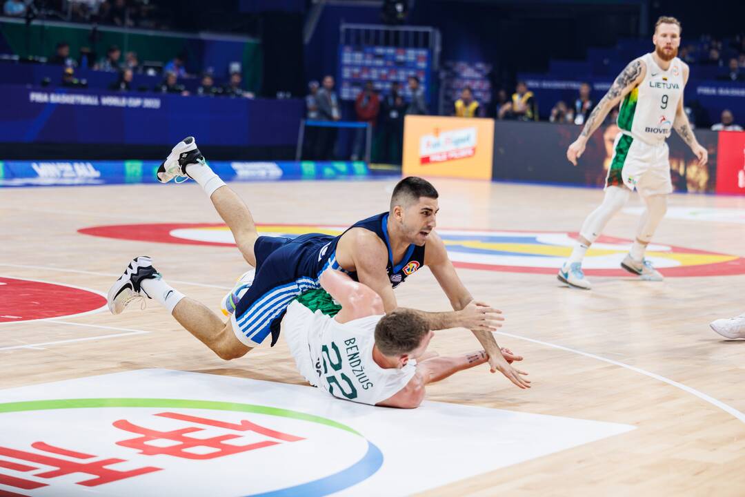 Pasaulio krepšinio čempionato Filipinuose grupės rungtynės: Lietuva – Graikija