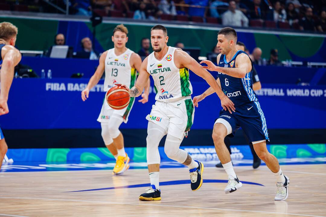 Pasaulio krepšinio čempionato Filipinuose grupės rungtynės: Lietuva – Graikija