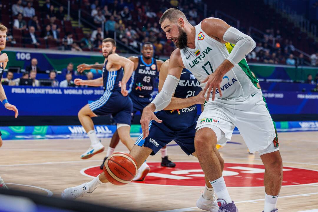 Pasaulio krepšinio čempionato Filipinuose grupės rungtynės: Lietuva – Graikija