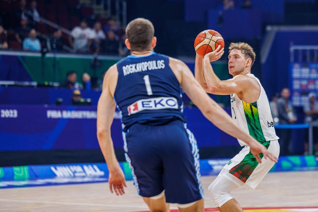 Pasaulio krepšinio čempionato Filipinuose grupės rungtynės: Lietuva – Graikija