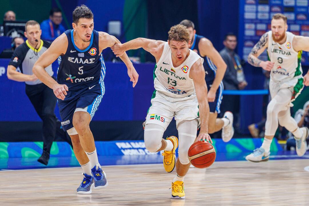 Pasaulio krepšinio čempionato Filipinuose grupės rungtynės: Lietuva – Graikija