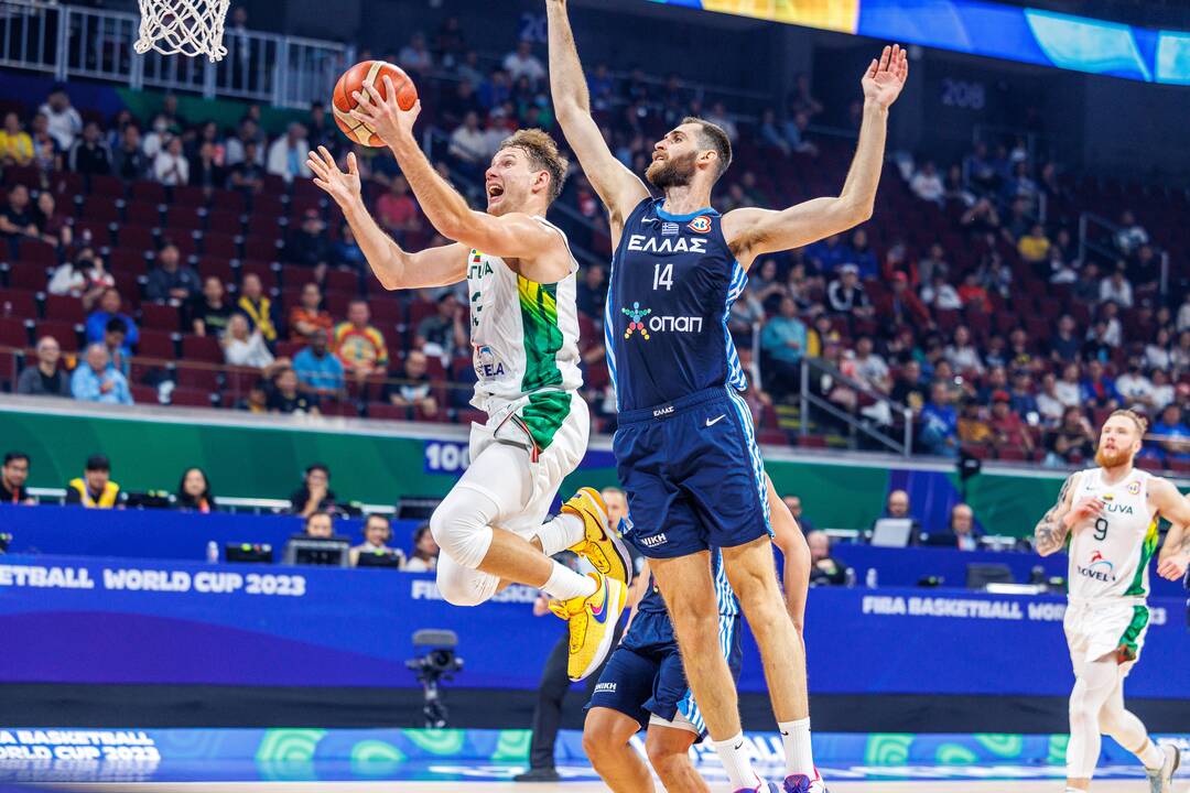 Pasaulio krepšinio čempionato Filipinuose grupės rungtynės: Lietuva – Graikija