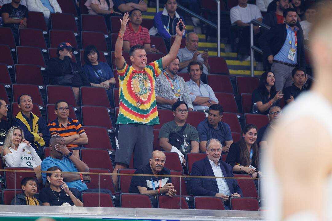 Pasaulio krepšinio čempionato Filipinuose grupės rungtynės: Lietuva – Graikija