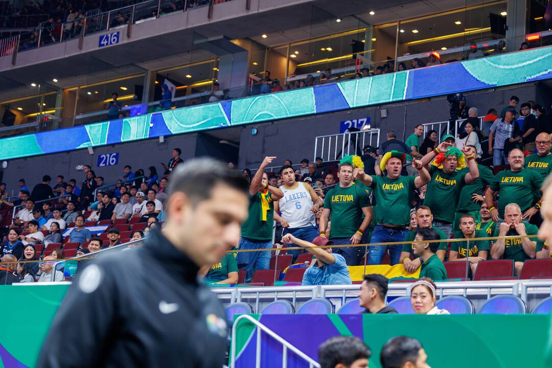 Pasaulio krepšinio čempionato Filipinuose grupės rungtynės: Lietuva – Graikija