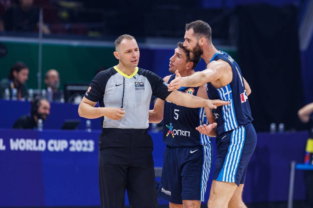 Pasaulio krepšinio čempionato Filipinuose grupės rungtynės: Lietuva – Graikija