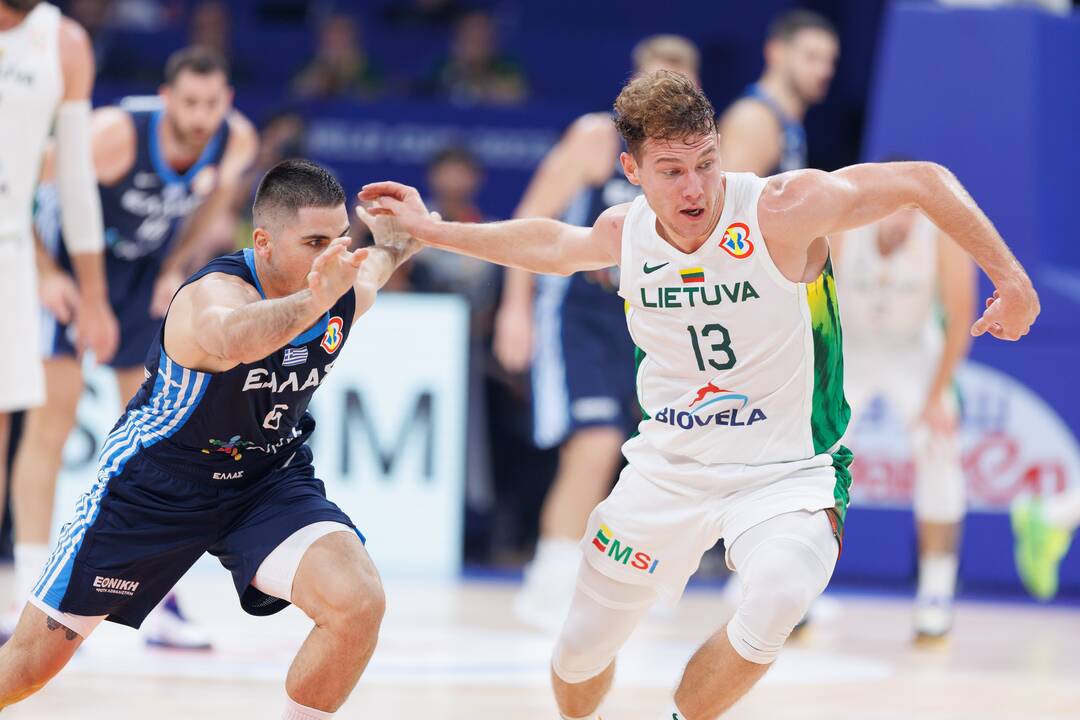 Pasaulio krepšinio čempionato Filipinuose grupės rungtynės: Lietuva – Graikija