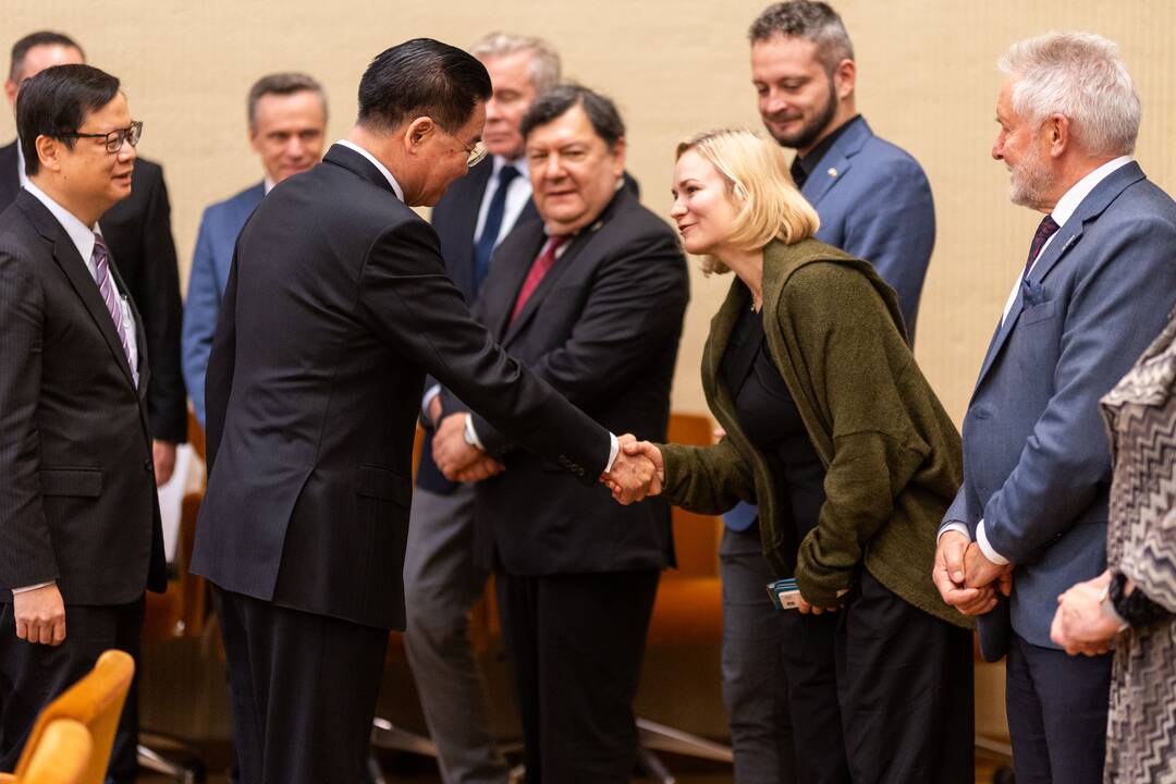 Seime – susitikimas su Taivano užsienio reikalų ministru