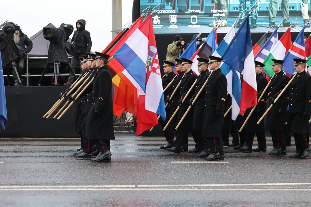 Iškilmingas karinis paradas Vilniuje