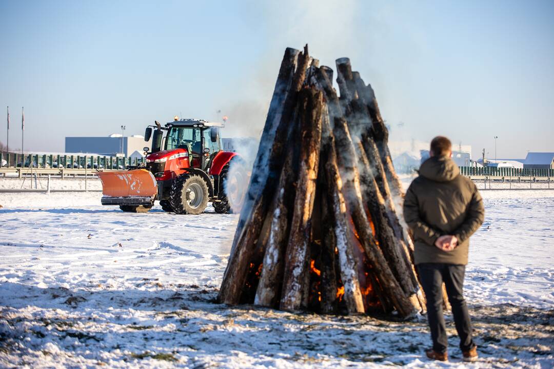 Ūkininkų protesto laužai