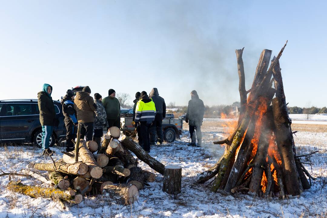 Ūkininkų protesto laužai