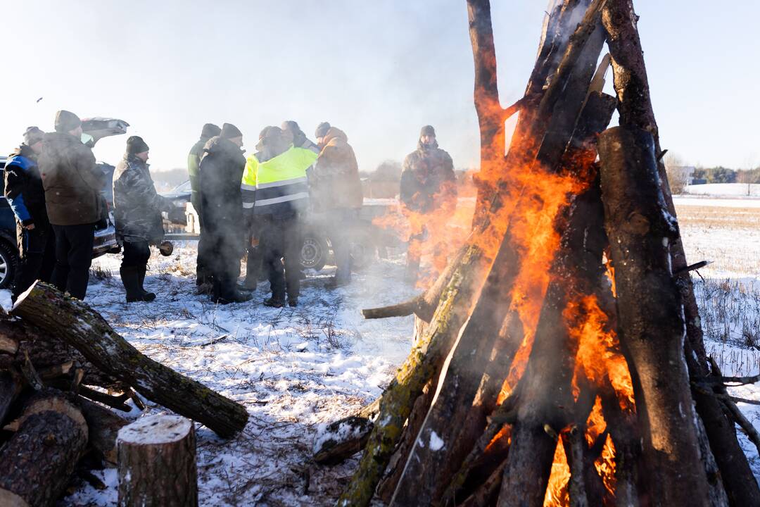 Ūkininkų protesto laužai