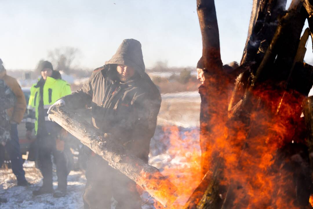 Ūkininkų protesto laužai