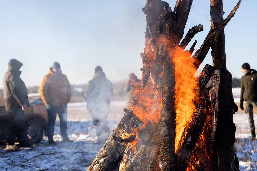 Ūkininkų protesto laužai