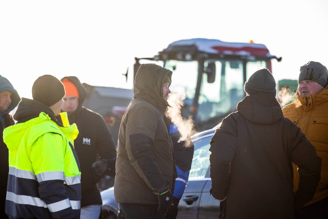 Ūkininkų protesto laužai