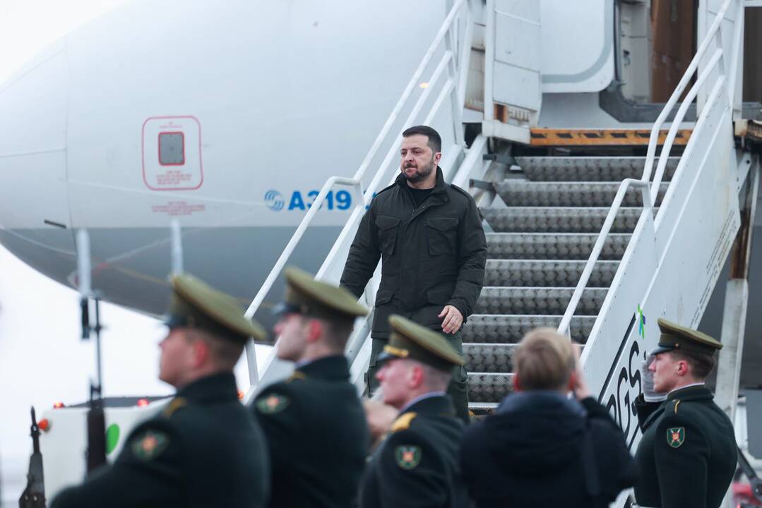 Į Lietuvą atvyko Ukrainos prezidentas V. Zelenskis
