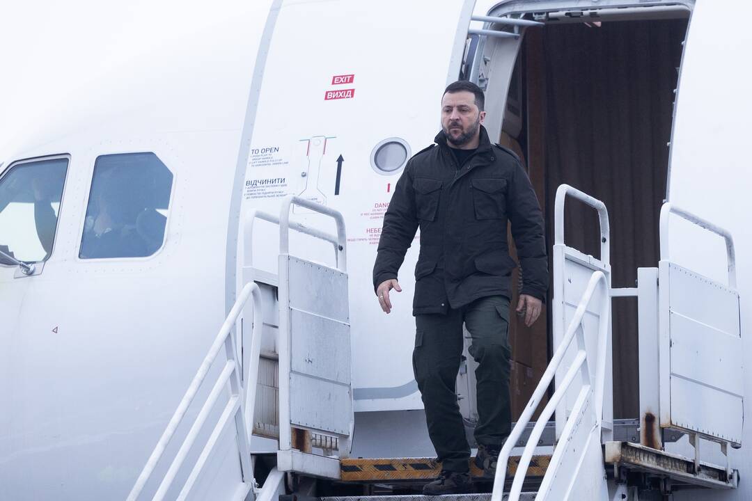Į Lietuvą atvyko Ukrainos prezidentas V. Zelenskis