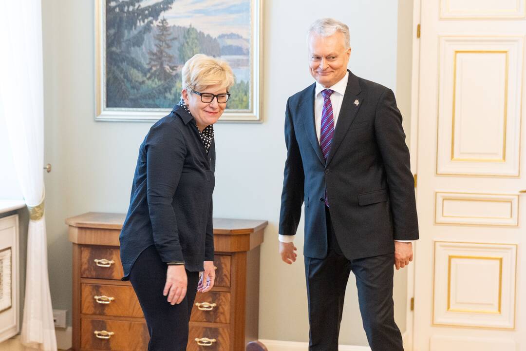 I. Šimonytė susitiko su G. Nausėda
