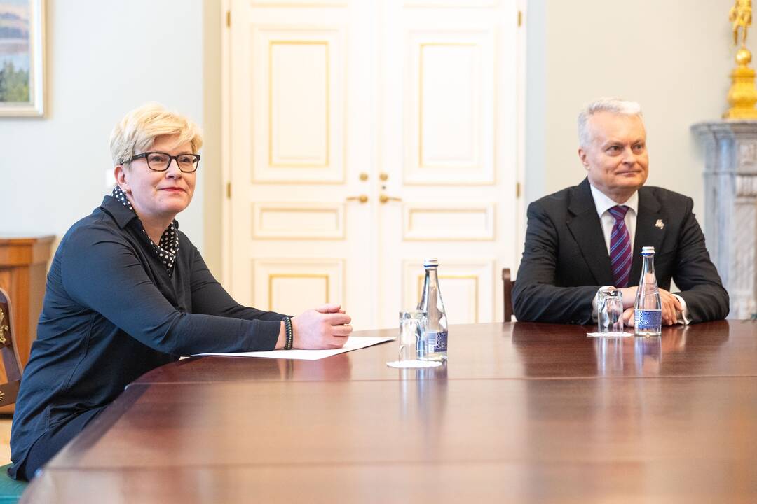 I. Šimonytė susitiko su G. Nausėda