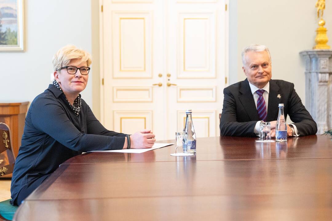 I. Šimonytė susitiko su G. Nausėda