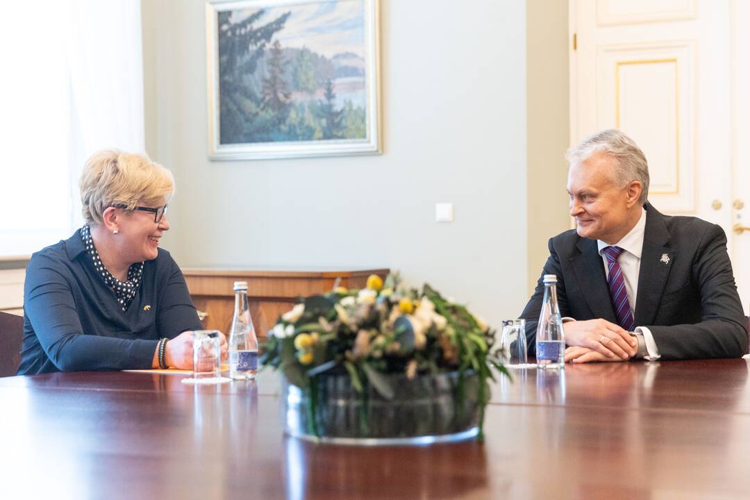 I. Šimonytė susitiko su G. Nausėda