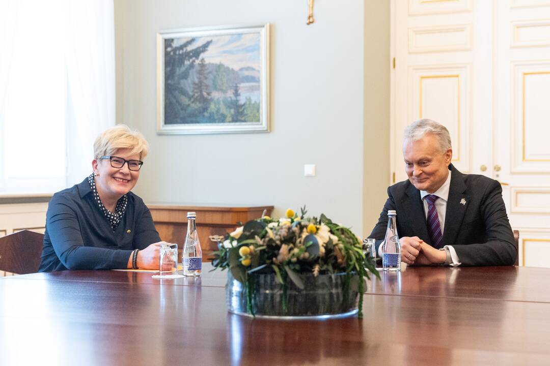 I. Šimonytė susitiko su G. Nausėda