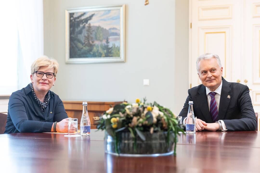 I. Šimonytė susitiko su G. Nausėda