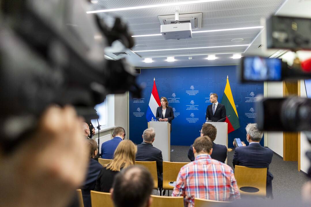 G. Landsbergis susitiko su Nyderlandų užsienio reikalų ministre