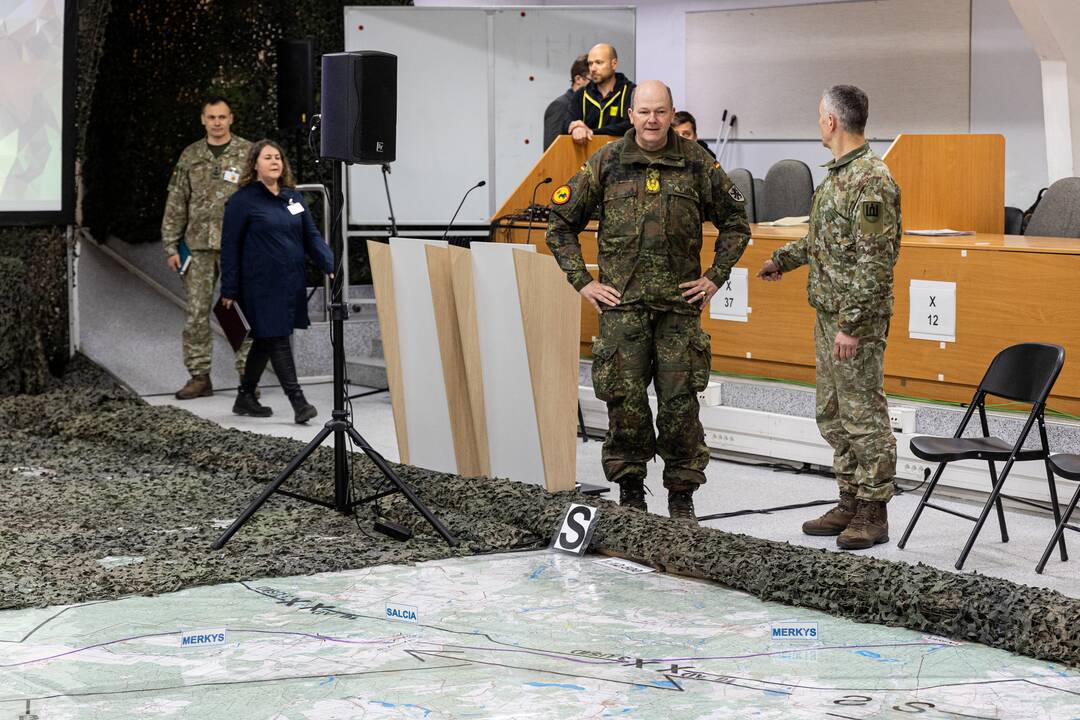 Spaudos konferencija apie pratybas „Grand Quadriga 2024“