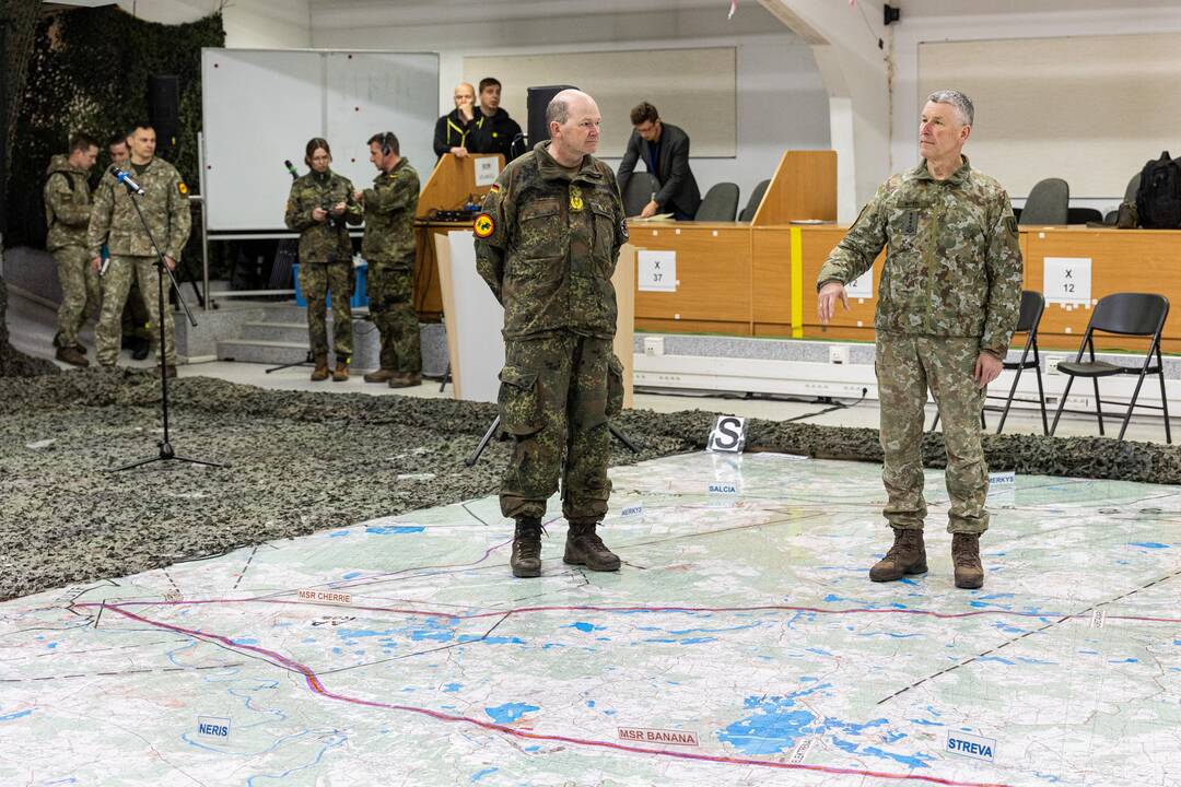 Spaudos konferencija apie pratybas „Grand Quadriga 2024“