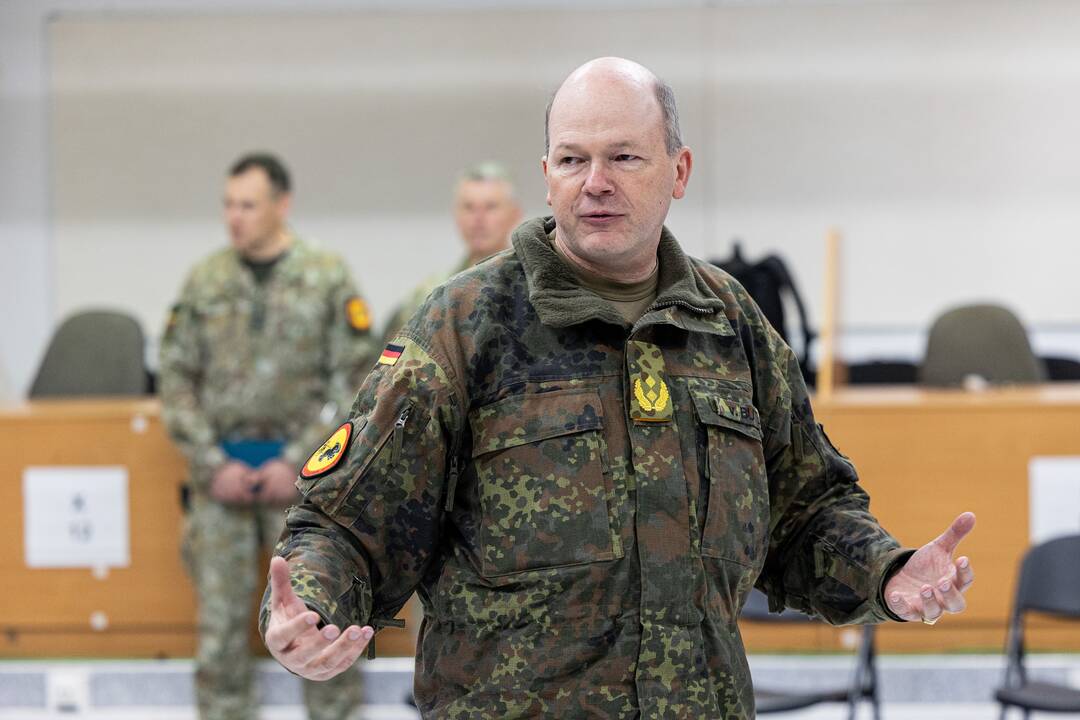 Spaudos konferencija apie pratybas „Grand Quadriga 2024“