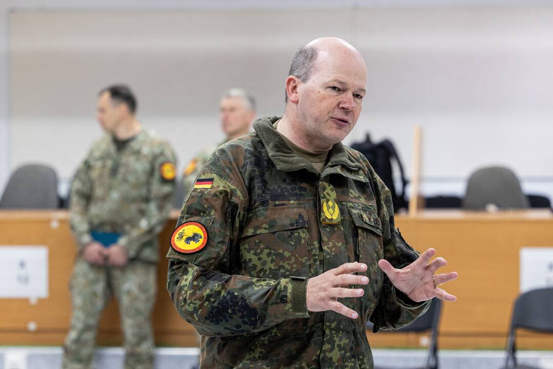 Spaudos konferencija apie pratybas „Grand Quadriga 2024“