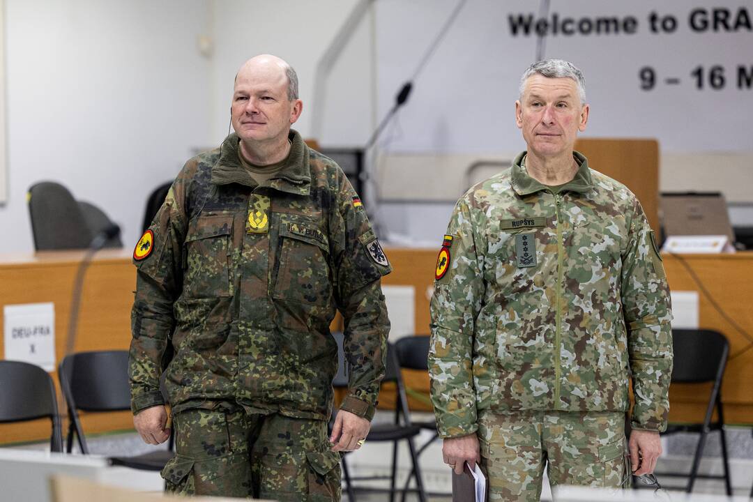 Spaudos konferencija apie pratybas „Grand Quadriga 2024“