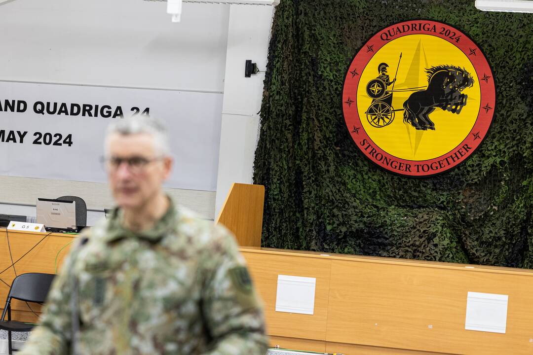 Spaudos konferencija apie pratybas „Grand Quadriga 2024“