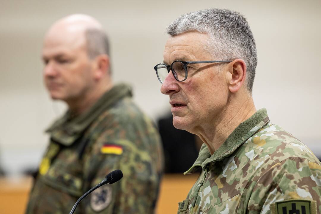 Spaudos konferencija apie pratybas „Grand Quadriga 2024“