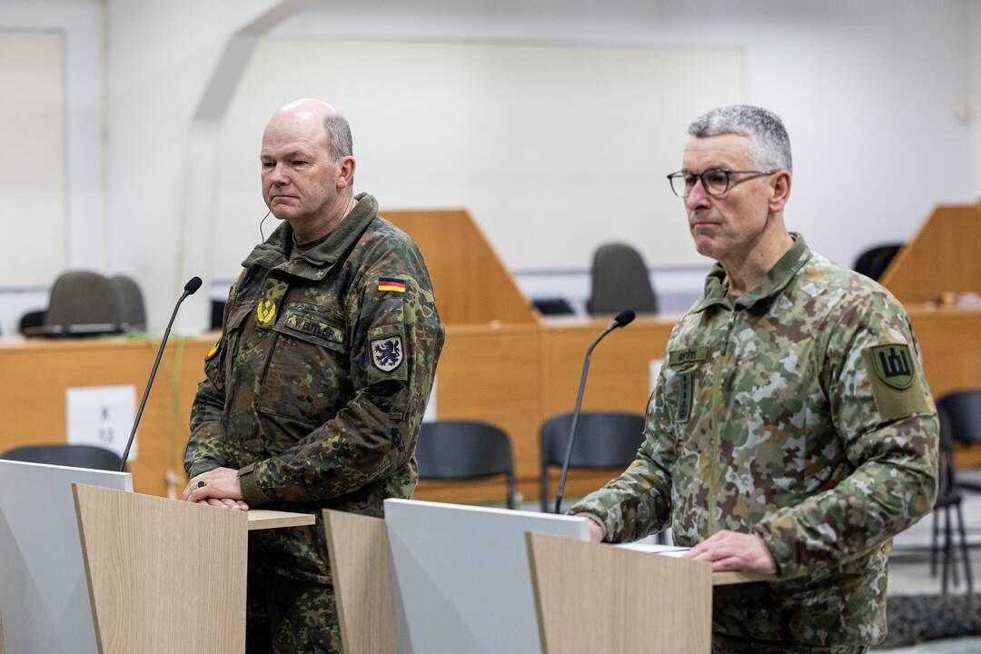 Spaudos konferencija apie pratybas „Grand Quadriga 2024“