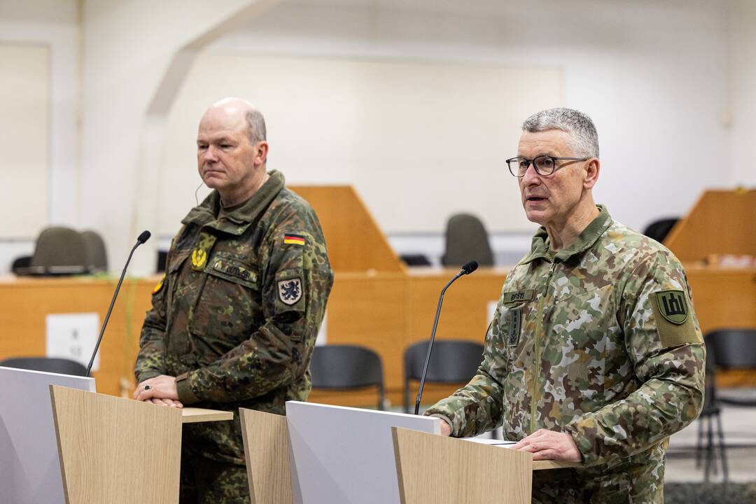 Spaudos konferencija apie pratybas „Grand Quadriga 2024“
