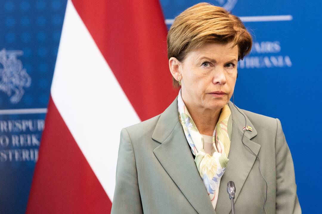 Baiba Bražė ir Gabrielius Landsbergis