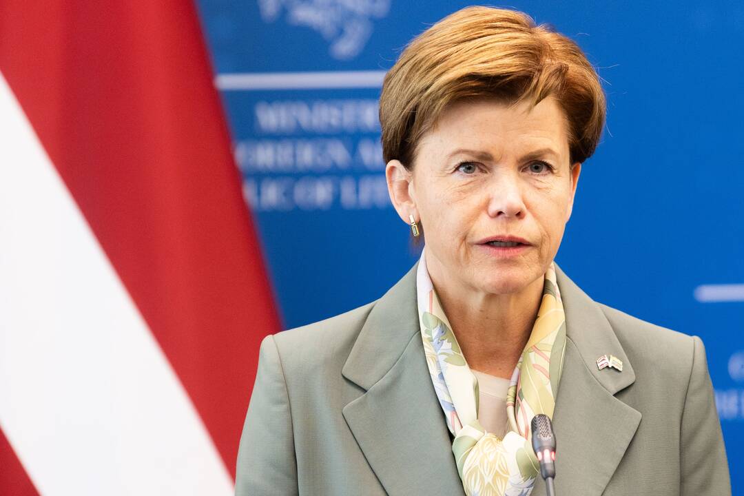 Baiba Bražė ir Gabrielius Landsbergis