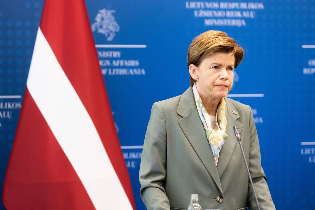 Baiba Bražė ir Gabrielius Landsbergis