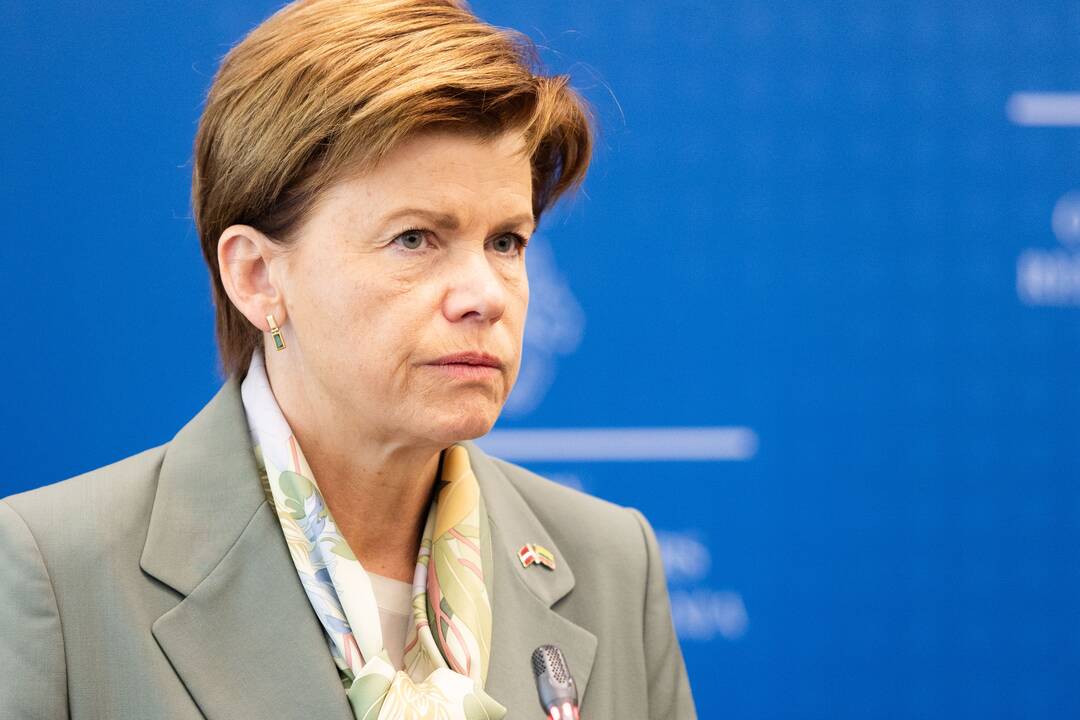 Baiba Bražė ir Gabrielius Landsbergis