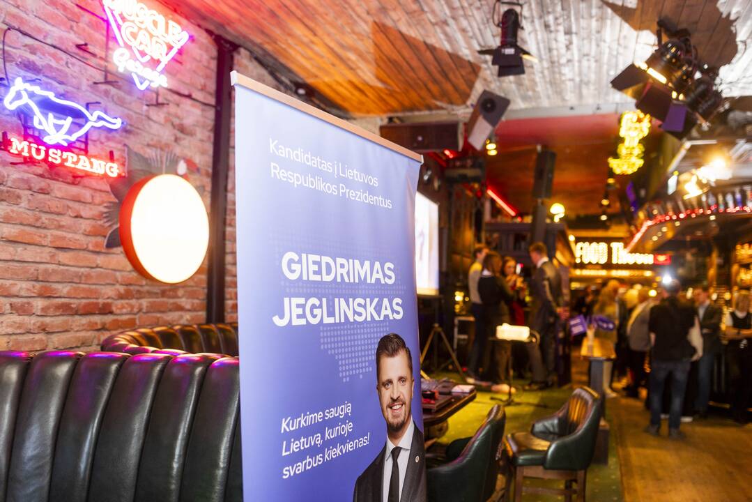G. Jeglinsko štabas laukia rinkimų rezultatų
