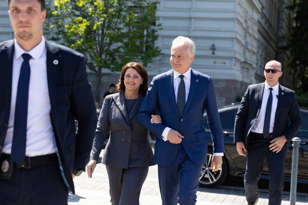 G. Nausėda iš anksto balsavo EP rinkimuose