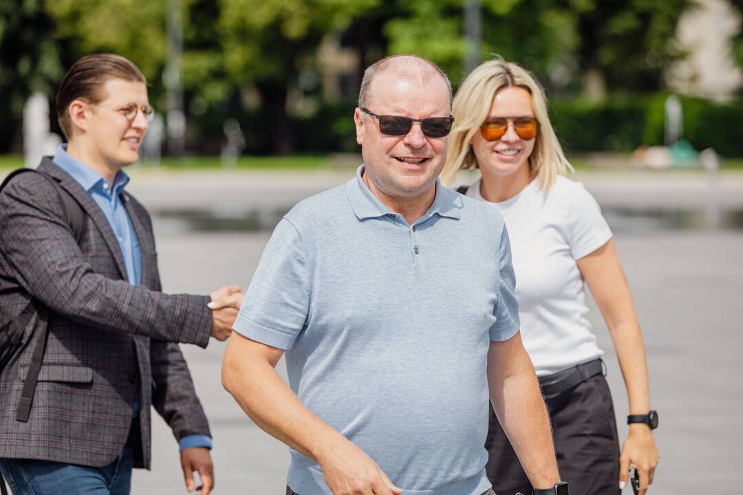 S. Skvernelis balsavo išankstiniuose EP rinkimuose
