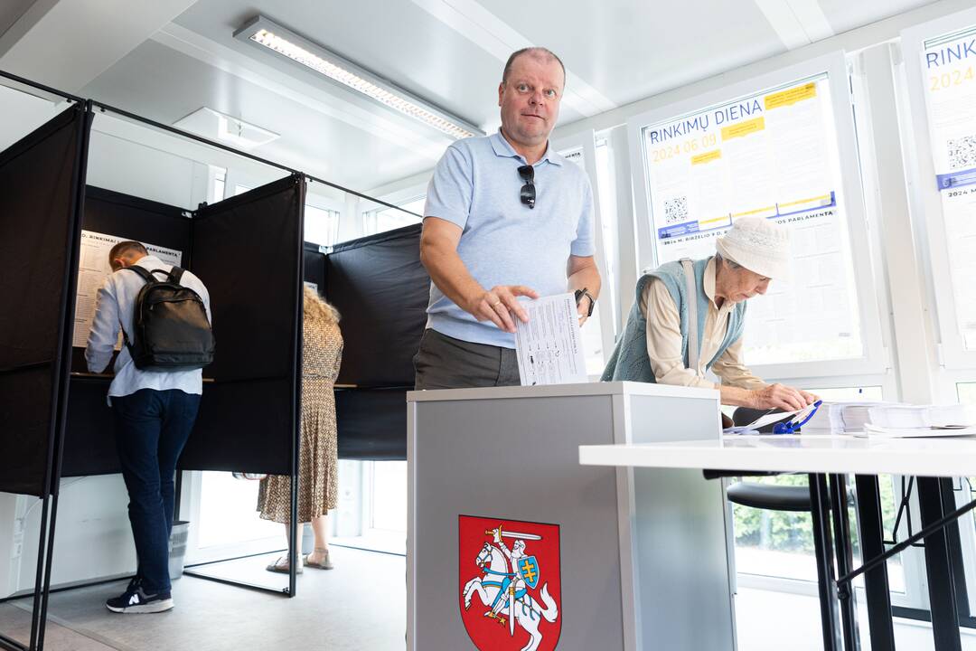 S. Skvernelis balsavo išankstiniuose EP rinkimuose
