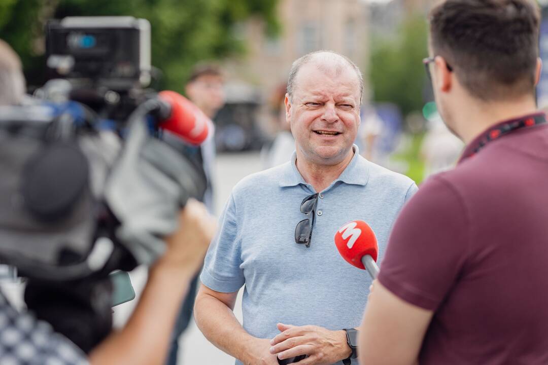 S. Skvernelis balsavo išankstiniuose EP rinkimuose