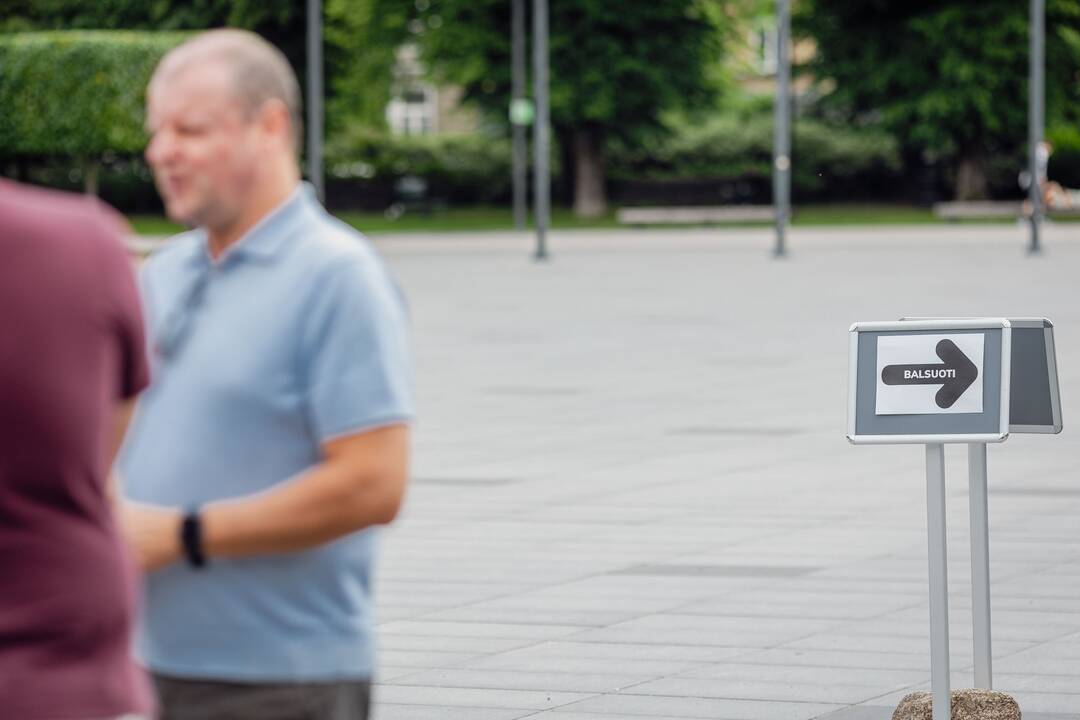 S. Skvernelis balsavo išankstiniuose EP rinkimuose