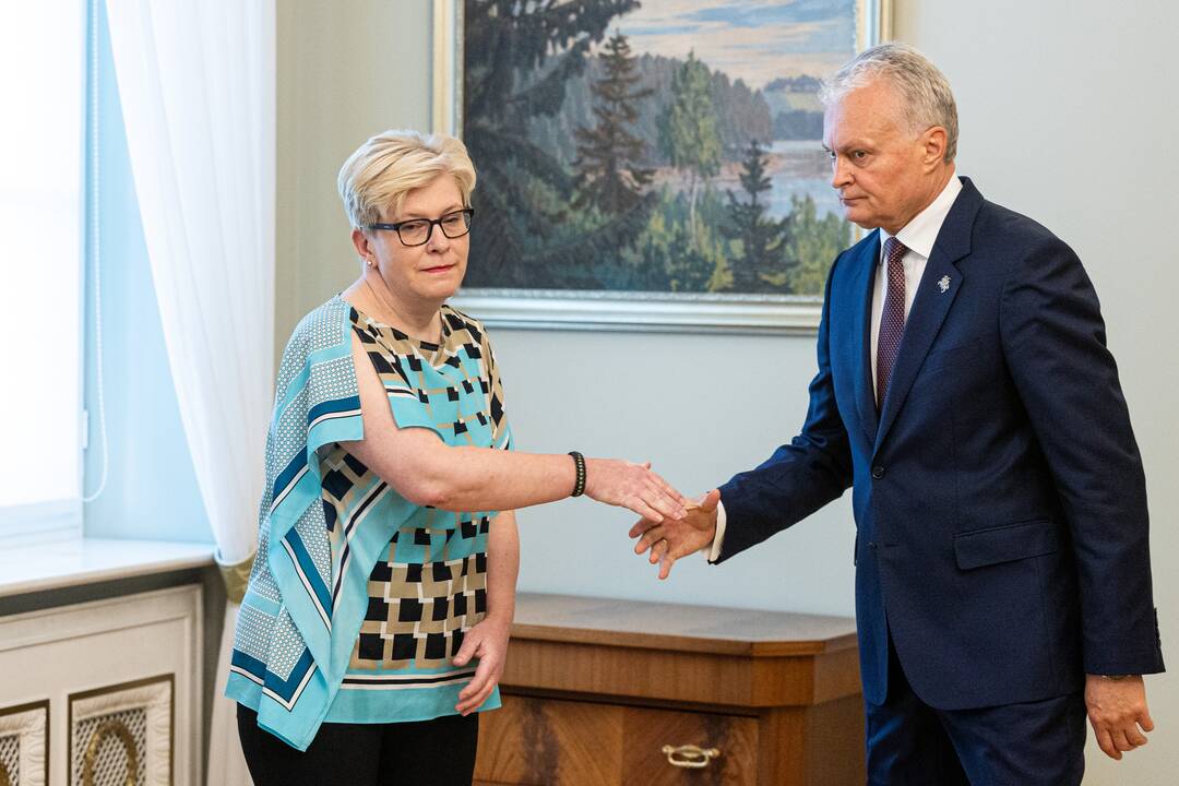 G. Nausėda susitiko su I. Šimonyte