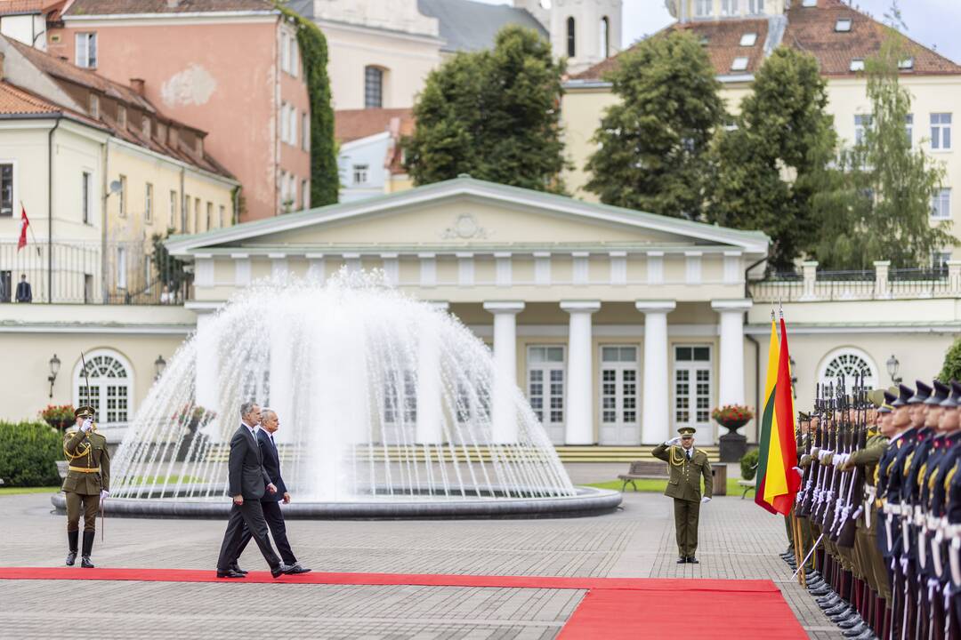 Lietuvoje lankosi Ispanijos karalius